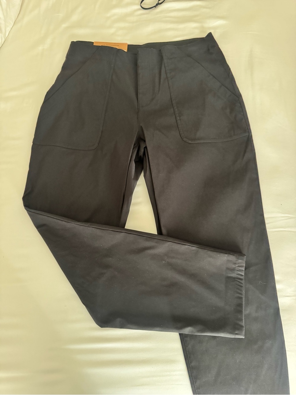 Eddie Bauer Black Women’s Chinos with Front Patch Pockets
